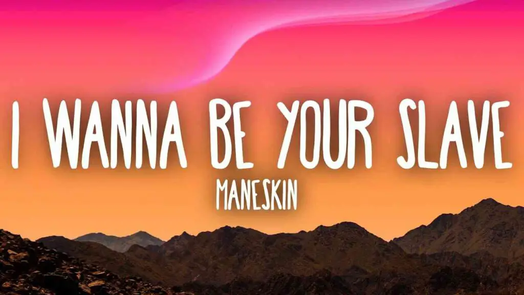 I Wanna Be Your Slave Guitar Chords by Maneskin
