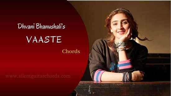 Vaaste Ukulele Chords by Dhvani Bhanushali