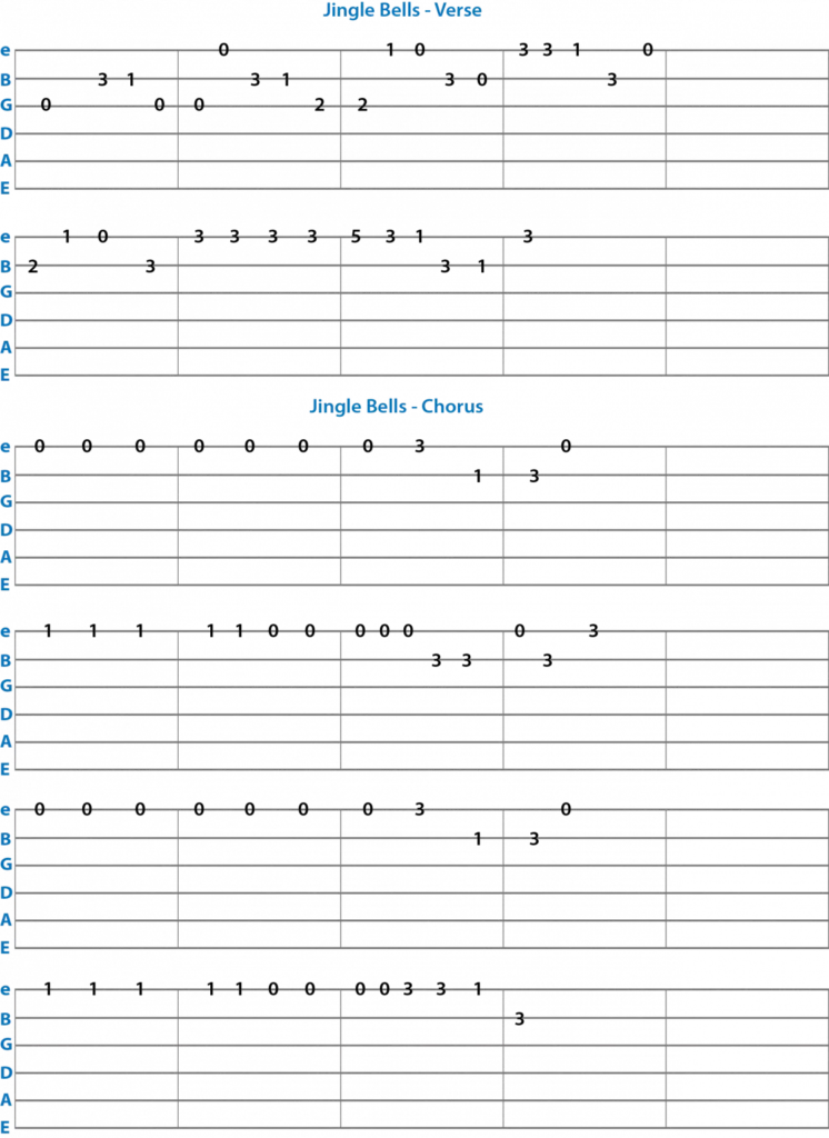 guitar chords of jingle bells