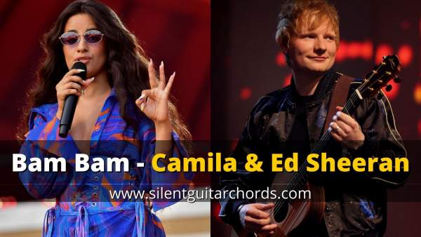 Bam Bam Guitar Chords by Camila Cabello Ed Sheeran
