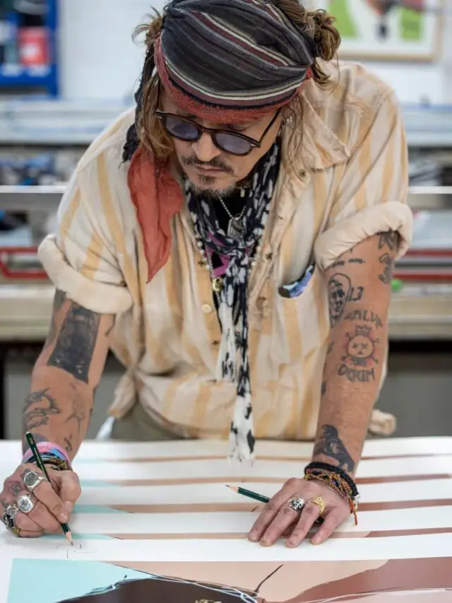 Johnny Depp’s Stunning Art Sold for $3 million in online sale